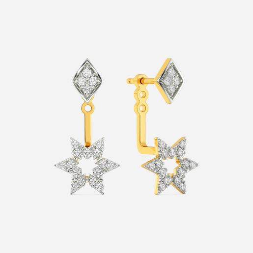 Star Statement Diamond Earrings