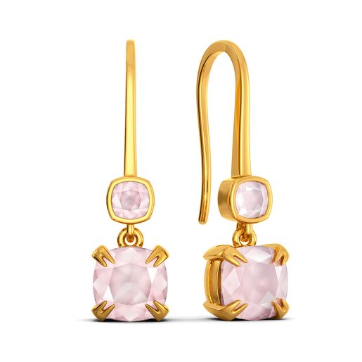 Blush On Gemstone Earrings