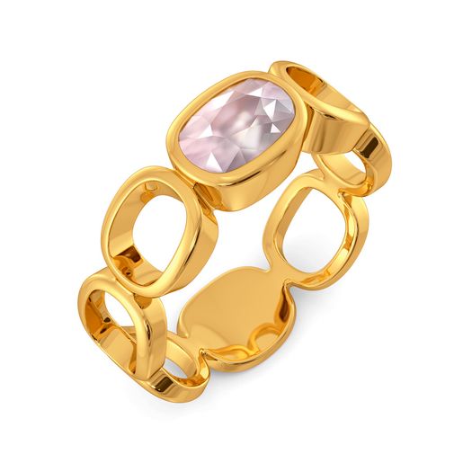 Pink Periwinkle Gemstone Rings