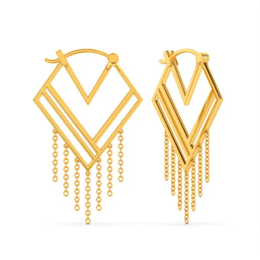 Leather Weather Gold Earrings