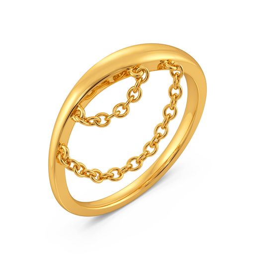 My Leather Piece Gold Rings