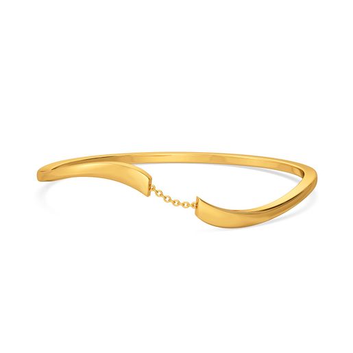 My Leather Piece Gold Bangles
