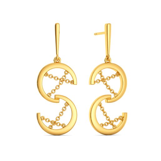 Hide in Bold Gold Earrings