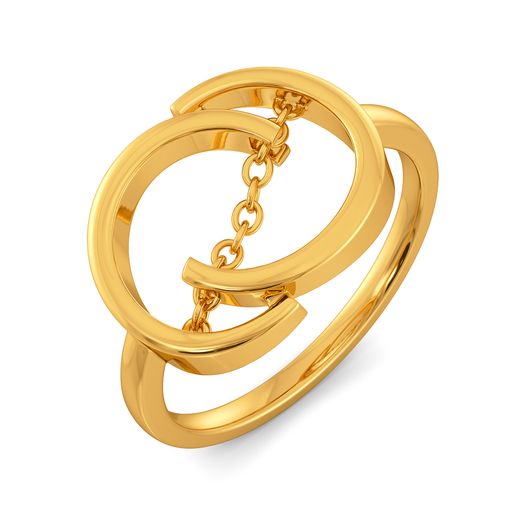 Hide in Bold Gold Rings