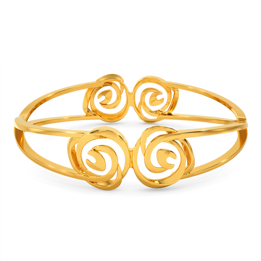 Blooming Dale Gold Bangles