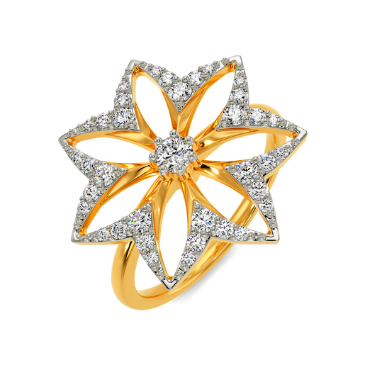 Bloom Like Magnolia Diamond Rings