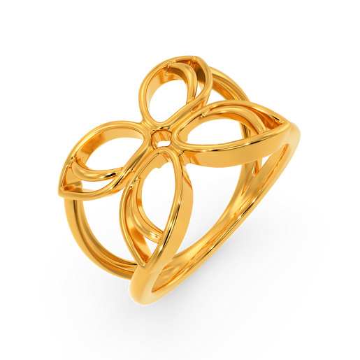 In a Flora Land Gold Rings