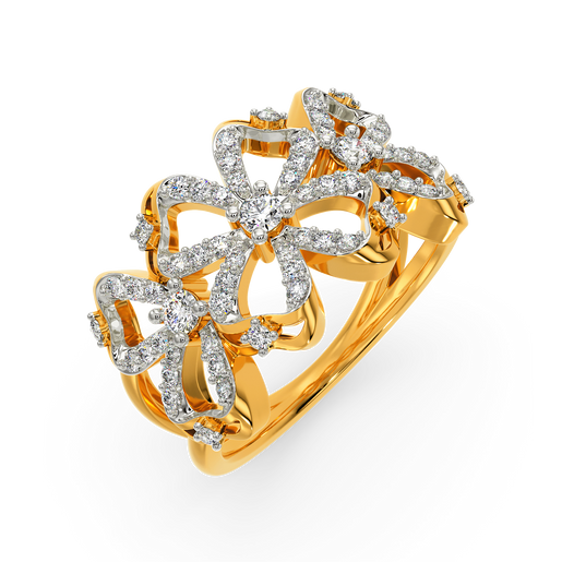Mystic Bloom Diamond Rings