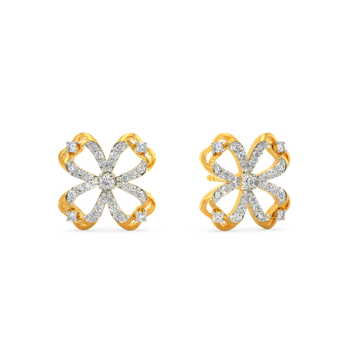 Mystic Bloom Diamond Earrings