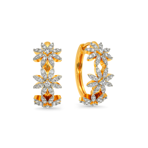 Your Flora Story Diamond Earrings