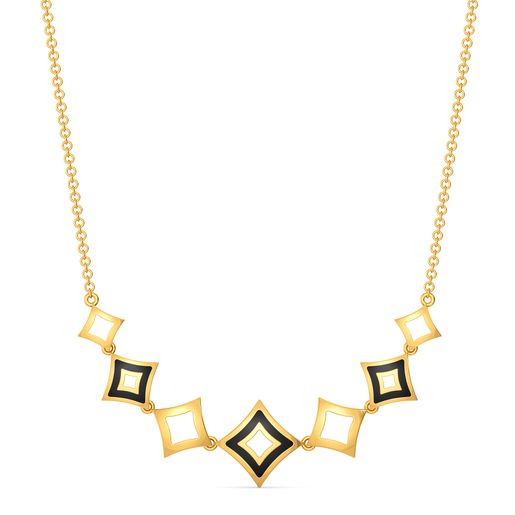 Daring Edges Gold Necklaces