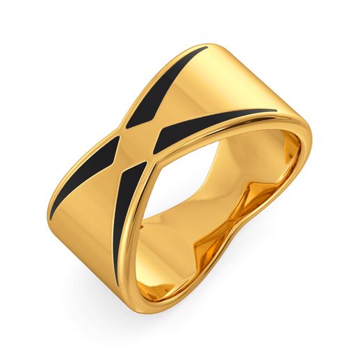 Total Blackout Gold Rings