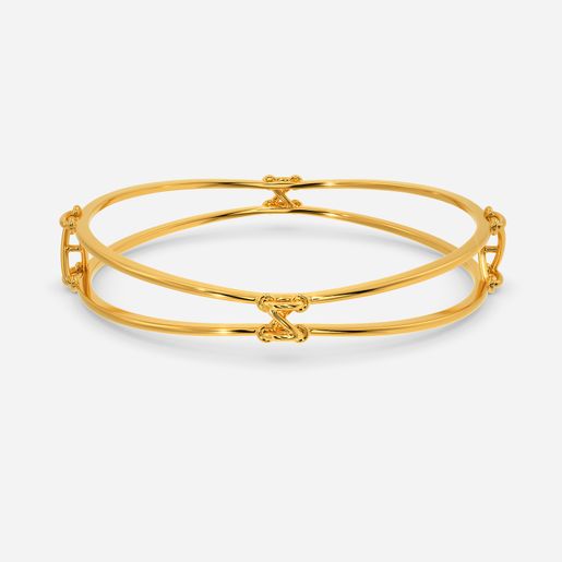 Twistie Lace Gold Bangles