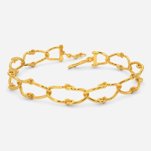 Looped Lace Gold Bracelets