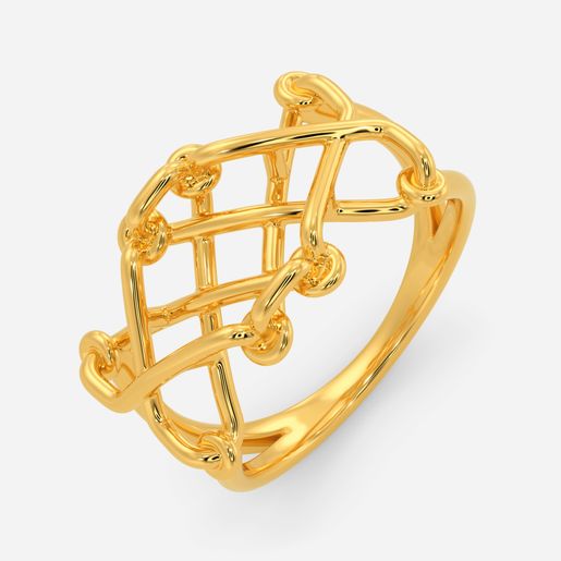 So Lacy Gold Rings