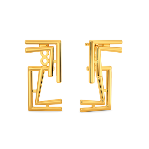 Chic Stacking Gold Earrings