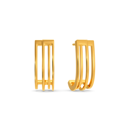 Layer O Layer Gold Earrings