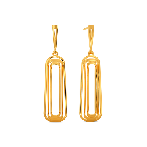 Playful Layers Gold Earrings