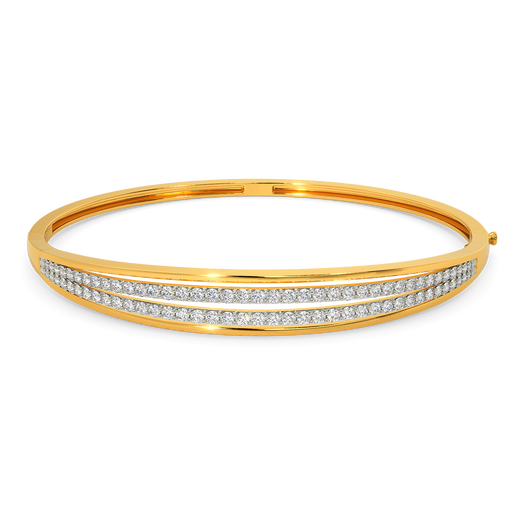 Layers of Quirkiness Diamond Bangles