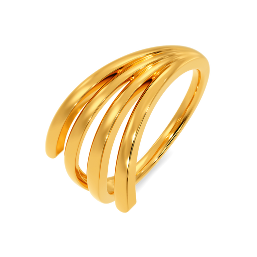 Layers of the Fall Gold Rings