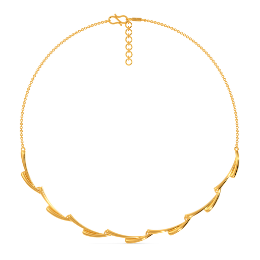 Layers of the Fall Gold Necklaces