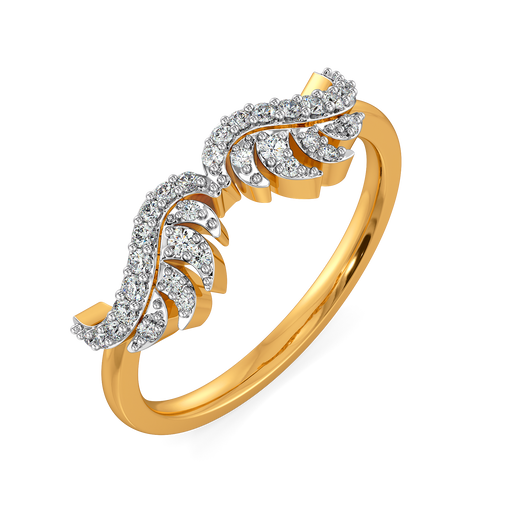 Flapper Girl Diamond Rings