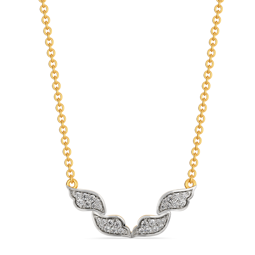 Swing and Swirl Diamond Necklaces