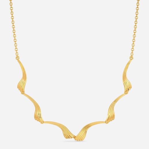 Cocooned Comfort Gold Necklaces