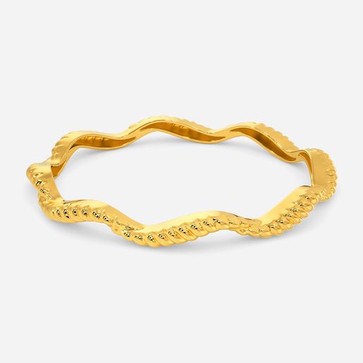 Ski Chic Gold Bangles