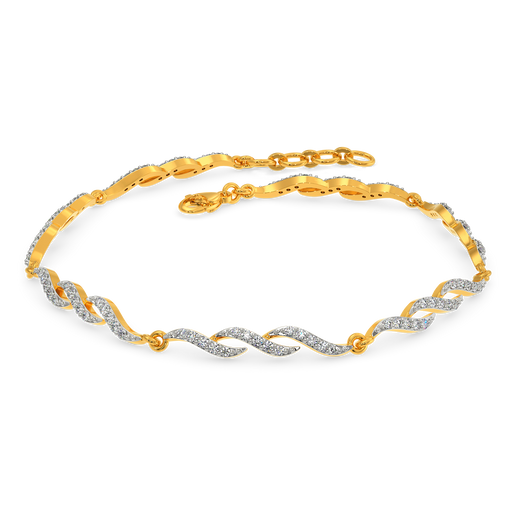 Dramatic Feathers Diamond Bracelets
