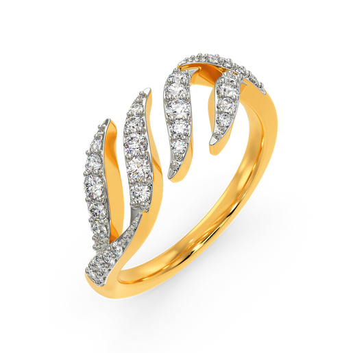 Dramatic Feathers Diamond Rings
