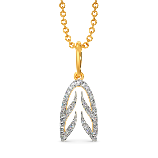 Feather Freedom Diamond Pendants