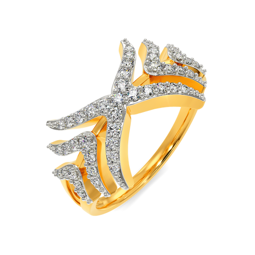 Show your Feathers Diamond Rings