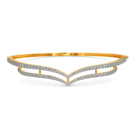 In a Feathery Mood Diamond Bangles