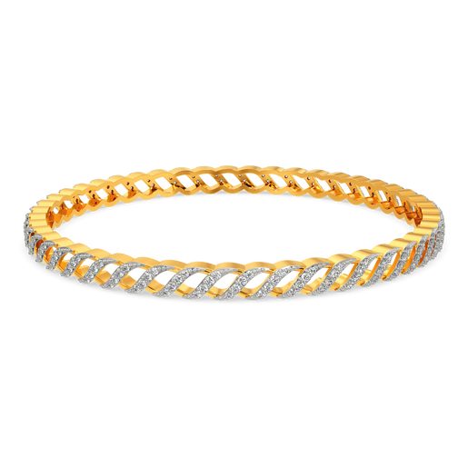 Feather Extravagance Diamond Bangles