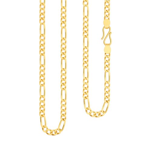 22kt Figaro Chain Gold Chains