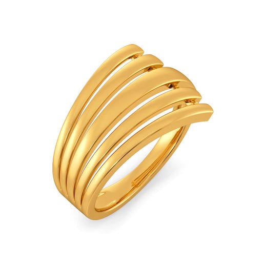 Arty Accents Gold Rings