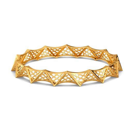 Visual Drama Gold Bangles