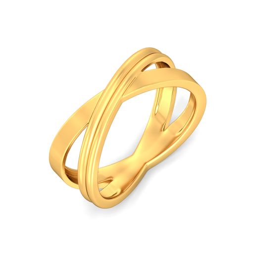 Simplistic Grace Gold Rings