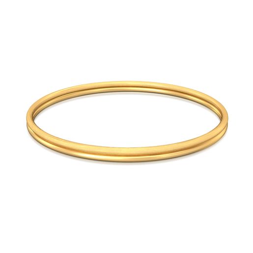 Duple Loops Gold Bangles