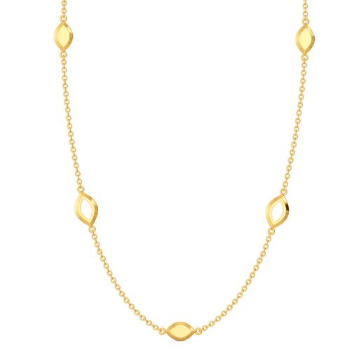 The Oval Game Gold Necklaces
