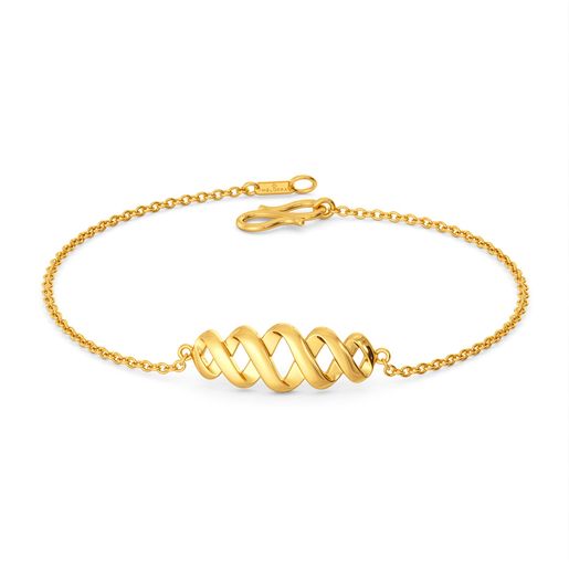Spiral Goes Viral Gold Bracelets