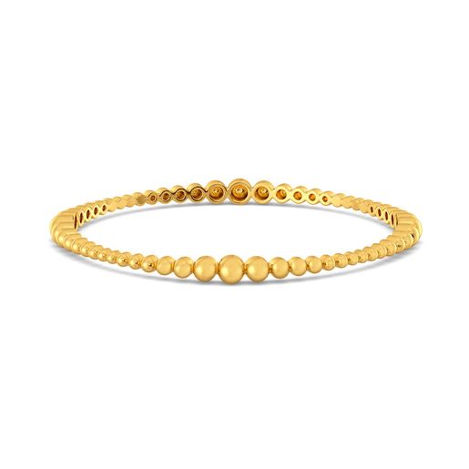 Dot Slot Gold Bangles