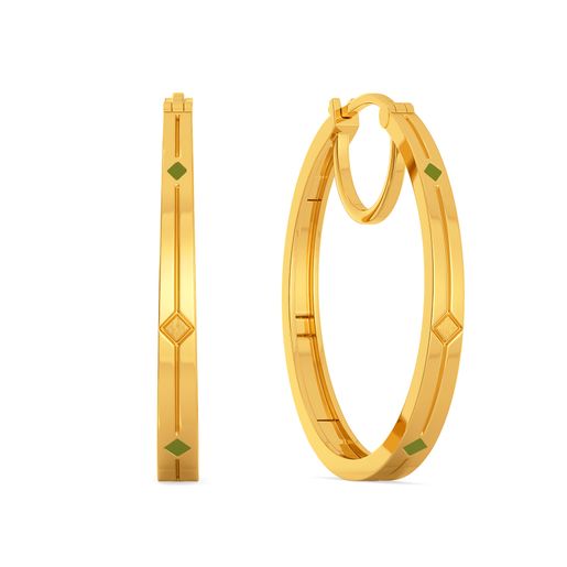 Camaraderie Spirit Gold Earrings