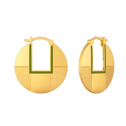 A Khaki Story Gold Earrings