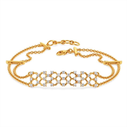 Not Just a Weave Diamond Bracelets