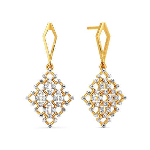 Not Just a Weave Diamond Earrings
