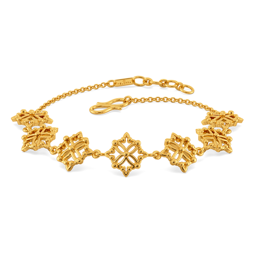 Mesh Magic  Gold Bracelets