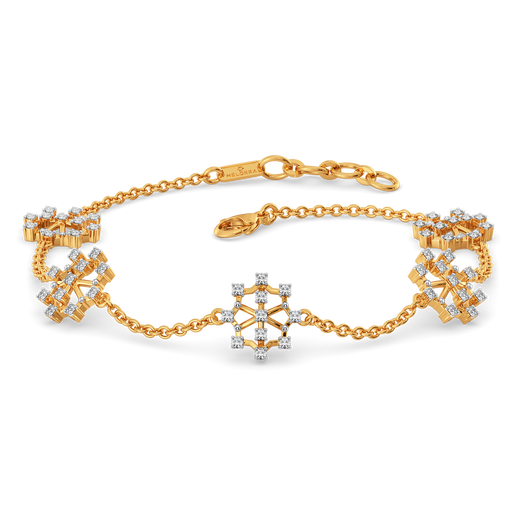 Fun with Mesh Diamond Bracelets