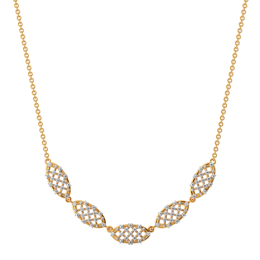 Just Meshing Around Diamond Necklaces